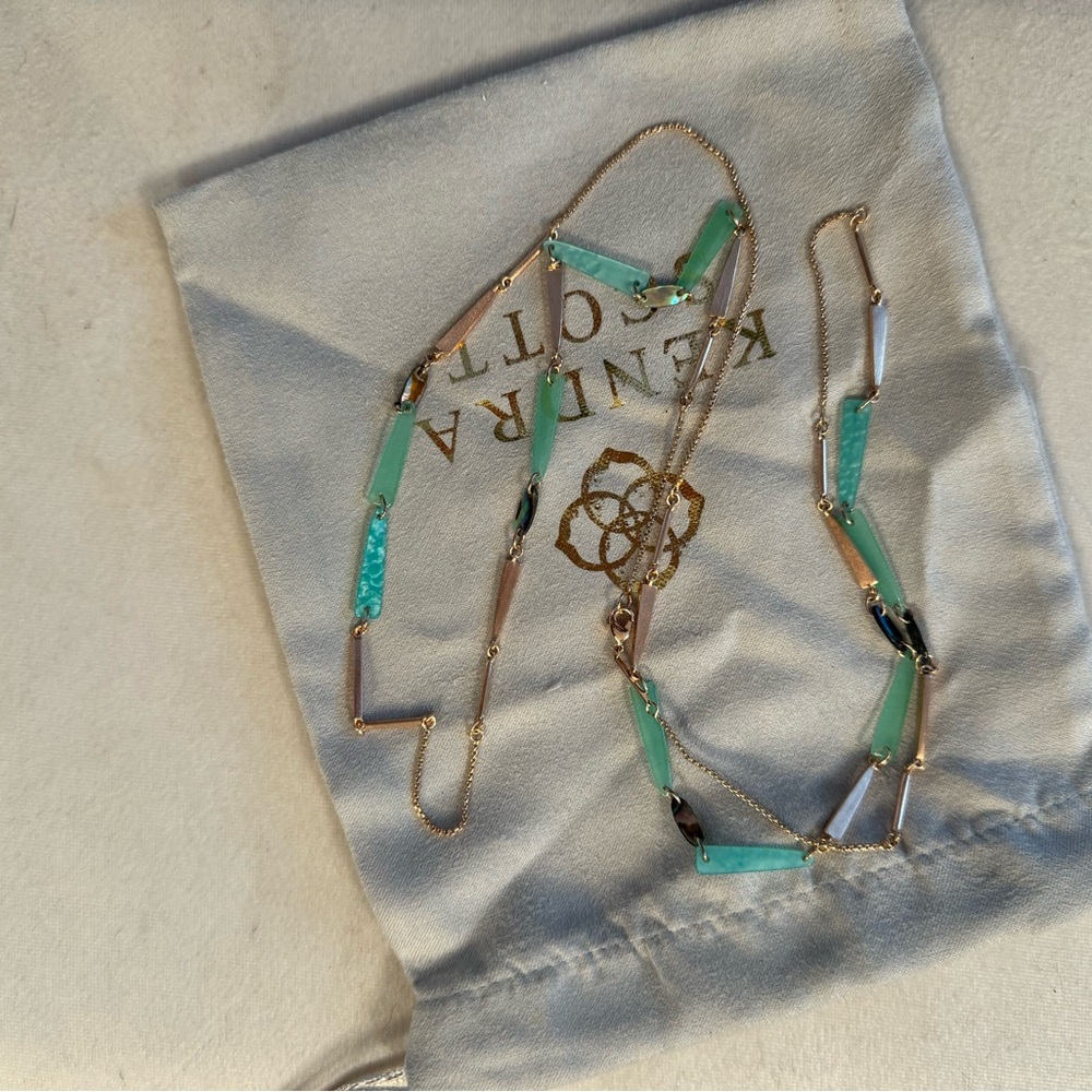 Kendra Scott long layering necklace